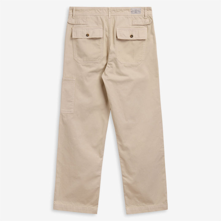 Beige Herren-Arbeitshose im klassischen Design 2