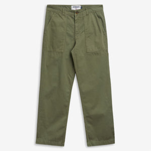 MILTON HERRINGBONE - Pantalon - Fatigue - Homme - Green Lichen