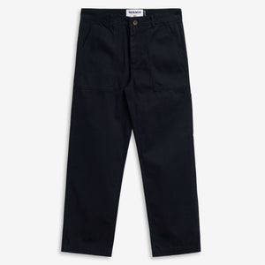 MILTON HERRINGBONE - Pants - Fatigue - Man - Blue Dk
