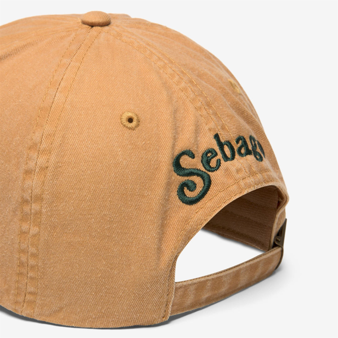 Gelbbraune Unisex-Baseballkappe aus Baumwolle für Outdoor-Aktivitäten main