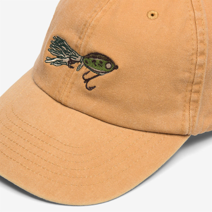 Gelbbraune Unisex-Baseballkappe aus Baumwolle für Outdoor-Aktivitäten 2