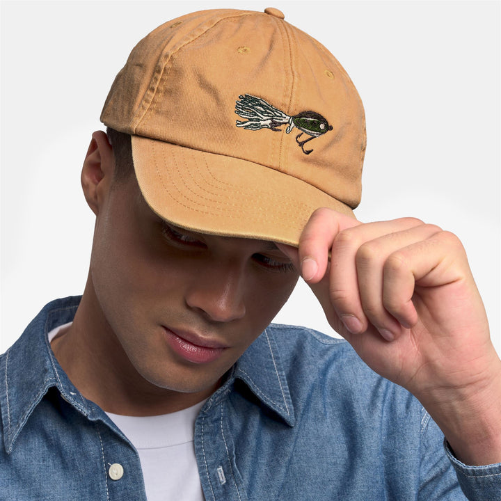 Gelbbraune Unisex-Baseballkappe aus Baumwolle für Outdoor-Aktivitäten 4