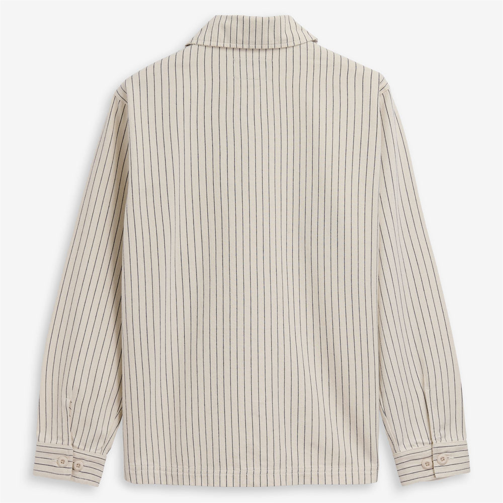 White striped Unisex Mid Workwear Jacket for Leisure 02