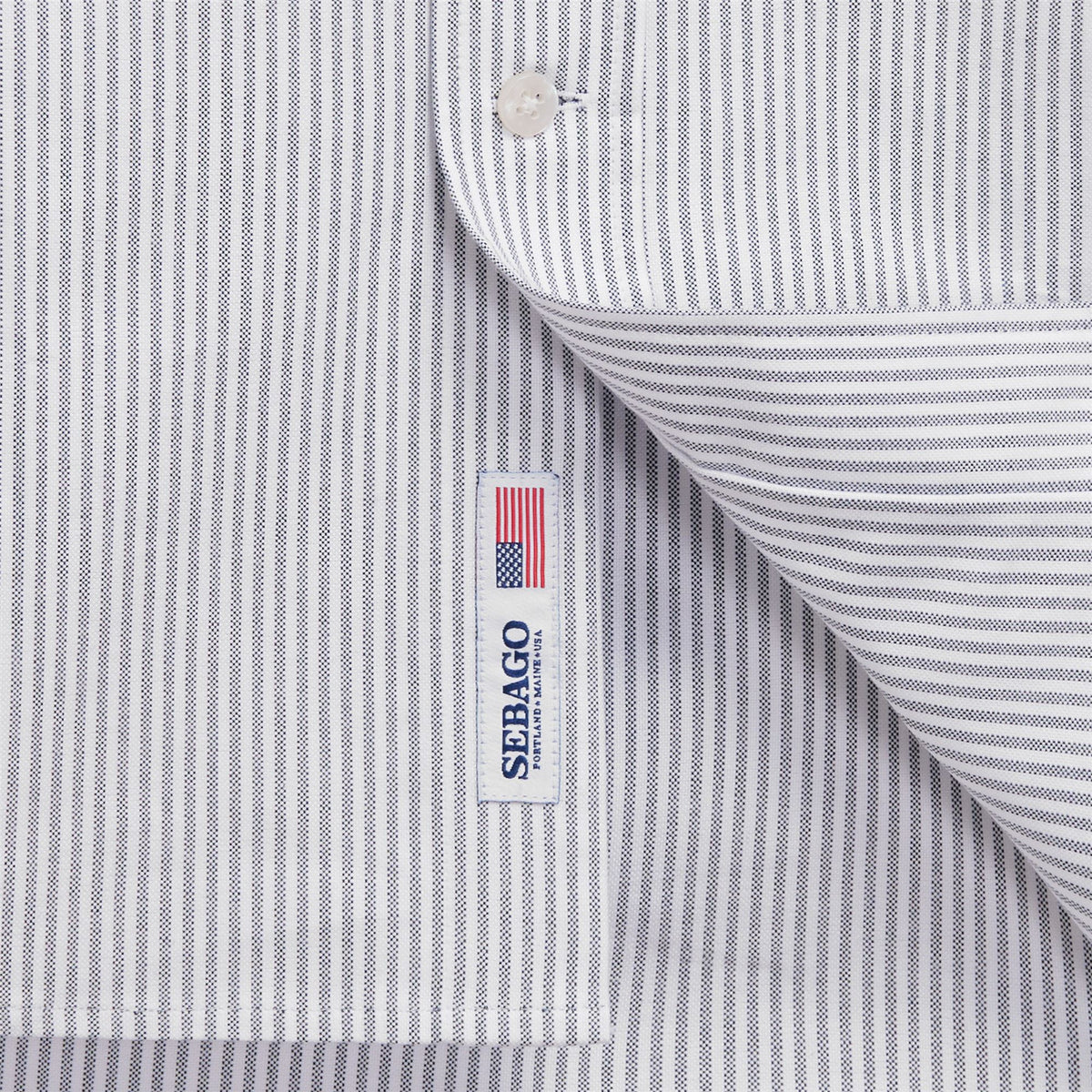 Blue Unisex Cotton Oxford Shirt