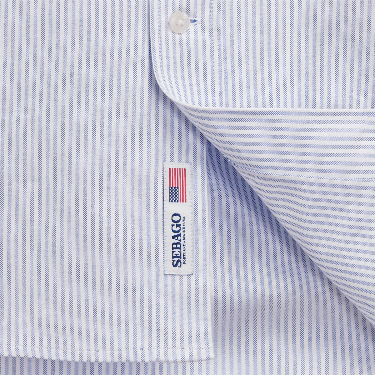 Blue Unisex Cotton Oxford Shirt