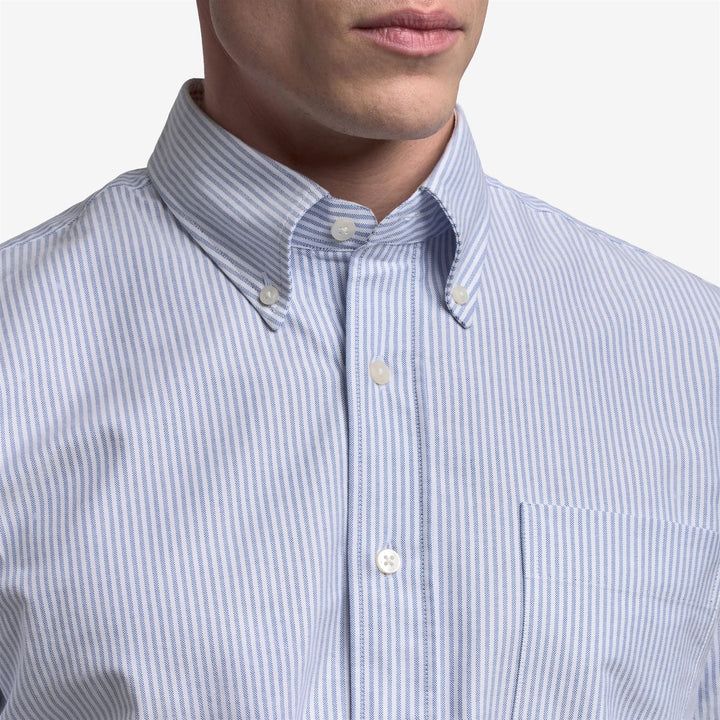 Royal blue Unisex Oxford Shirt for Yachting Activities 5