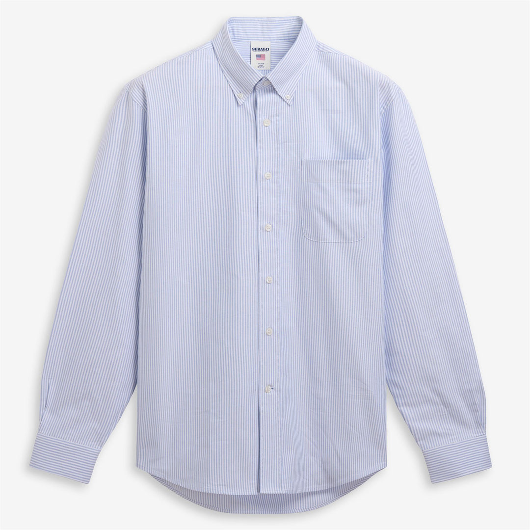 Royal blue Unisex Oxford Shirt for Yachting Activities 01