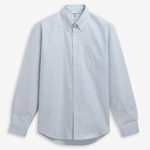 DOUBLING OX - Shirts - Oxford - Unisex - GREEN-WHITE