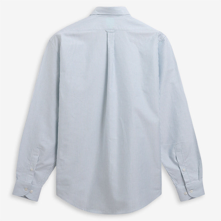 Green and White Unisex Oxford Yachting Shirt 2