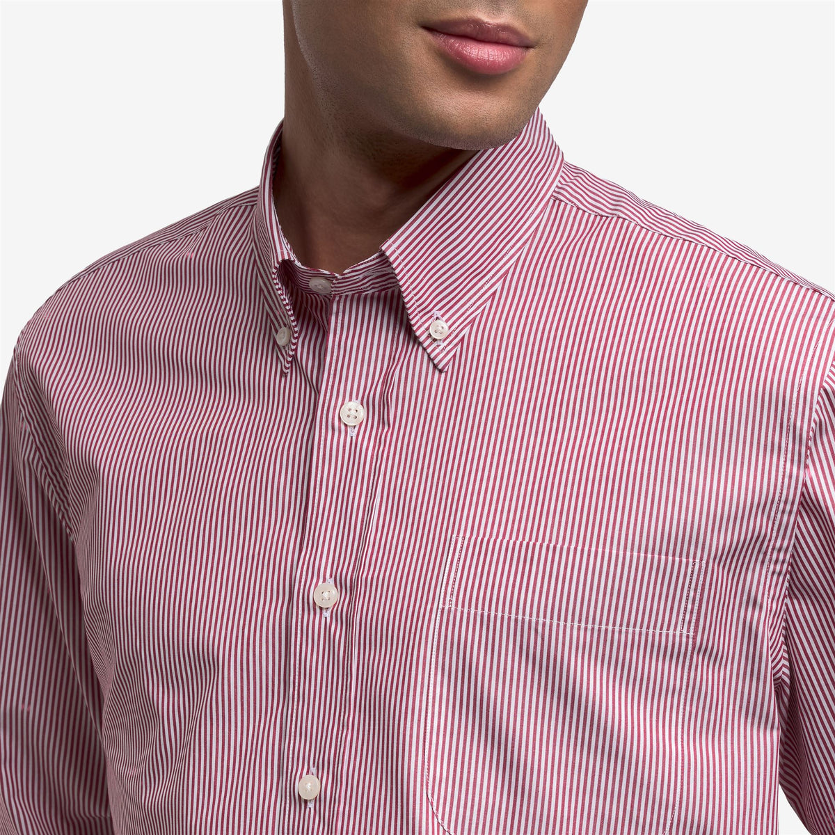Red Unisex Cotton Poplin Shirt