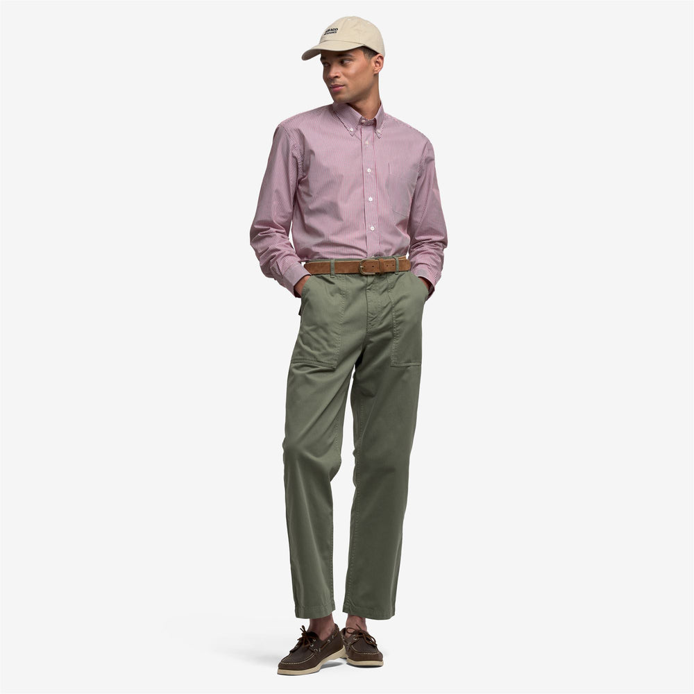 SHEEPSCOT - SHIRTS - CLASSIC - Unisex - RED-WHITE 02