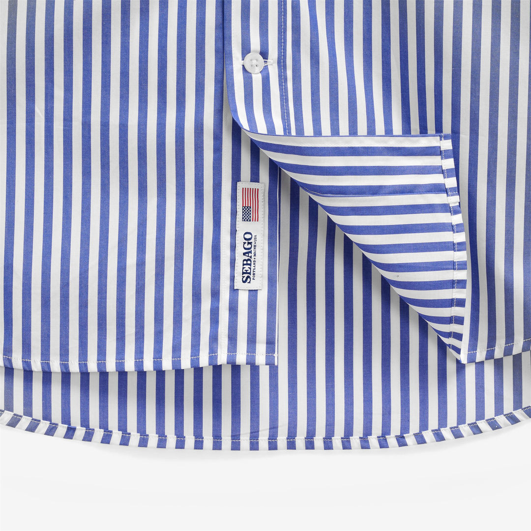 Royal blue Unisex Classic Yachting Shirt in Cotton main