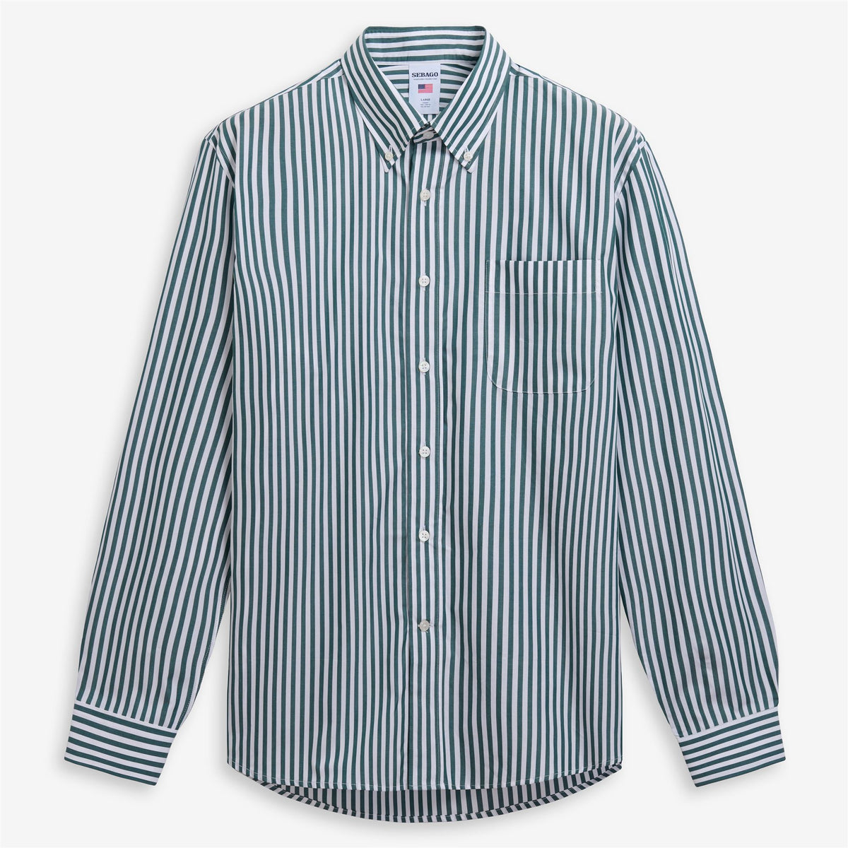 Green Unisex Cotton Poplin Shirt