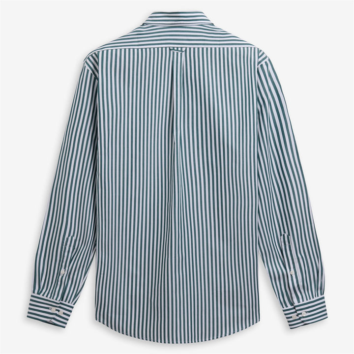 Green and white Unisex Classic Yachting Shirt 2
