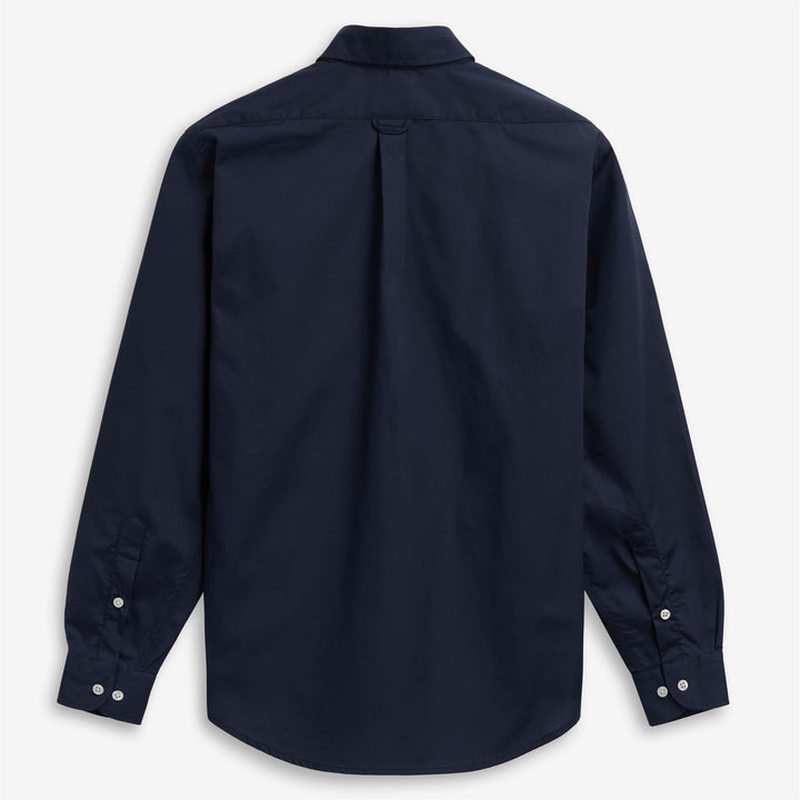 Navy blue Unisex Classic Yachting Cotton Shirt 2