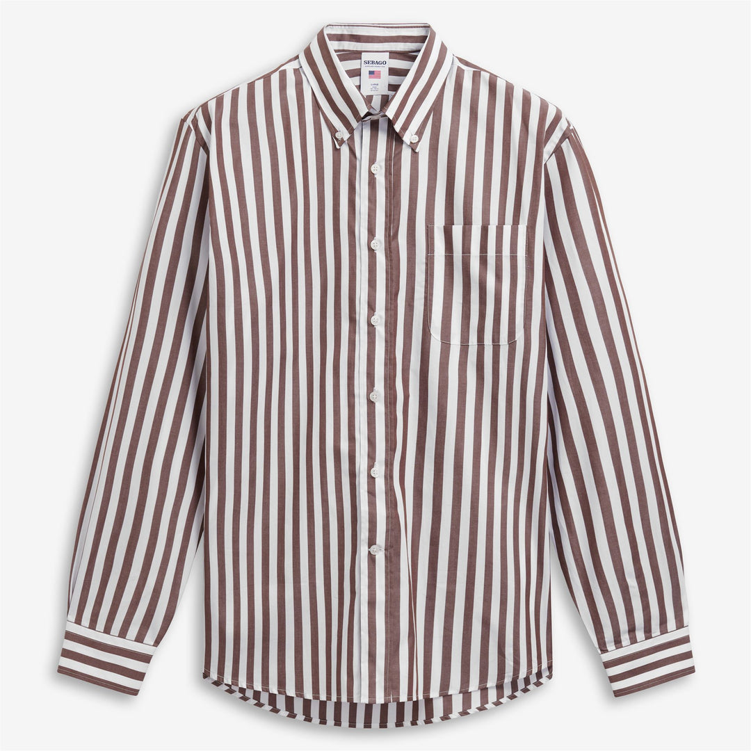 NEZINSCOT - SHIRTS - CLASSIC - Unisex - BROWN-WHITE 01