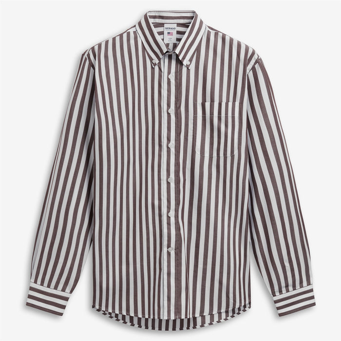 NEZINSCOT - Shirts - Classic - Unisex - BROWN-WHITE