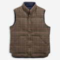 Jackets_Unisex_WEBB WOOL PIED DE POULE_Vest_Beige-Blue-Green-Brown - Commercial 1