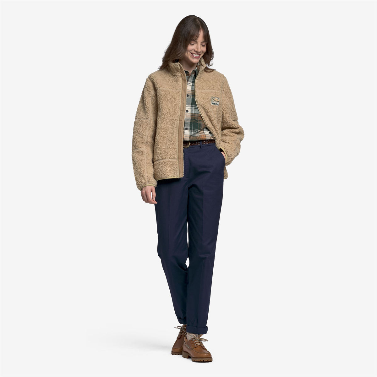 Fleece_Unisex_WALDEN_Full Zip_Beige - Commercial 6