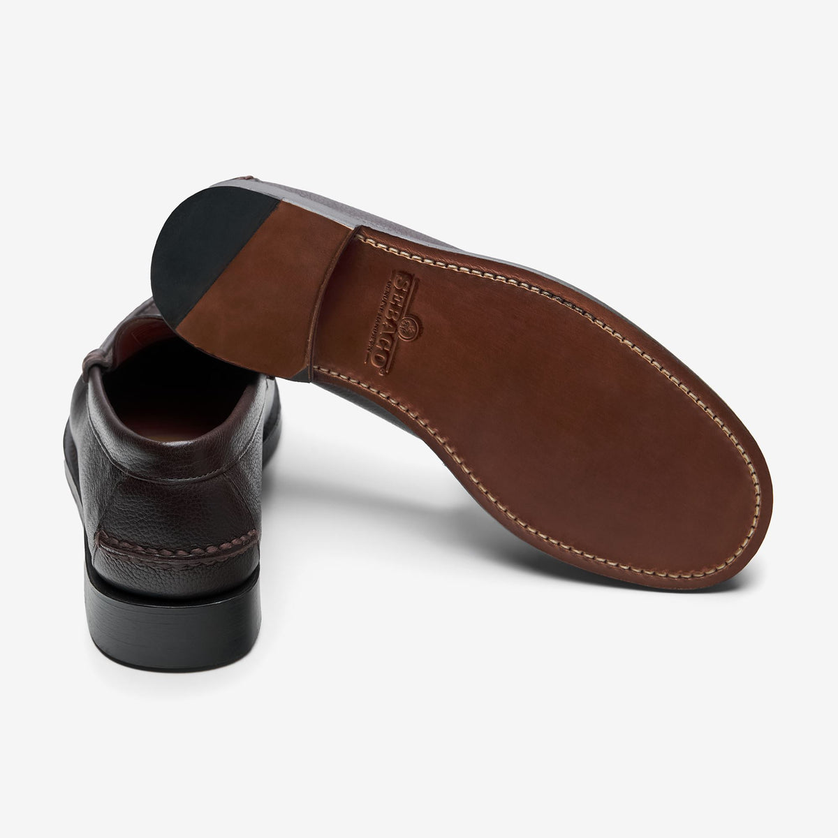 Brown Men's Leather Penny Loafer