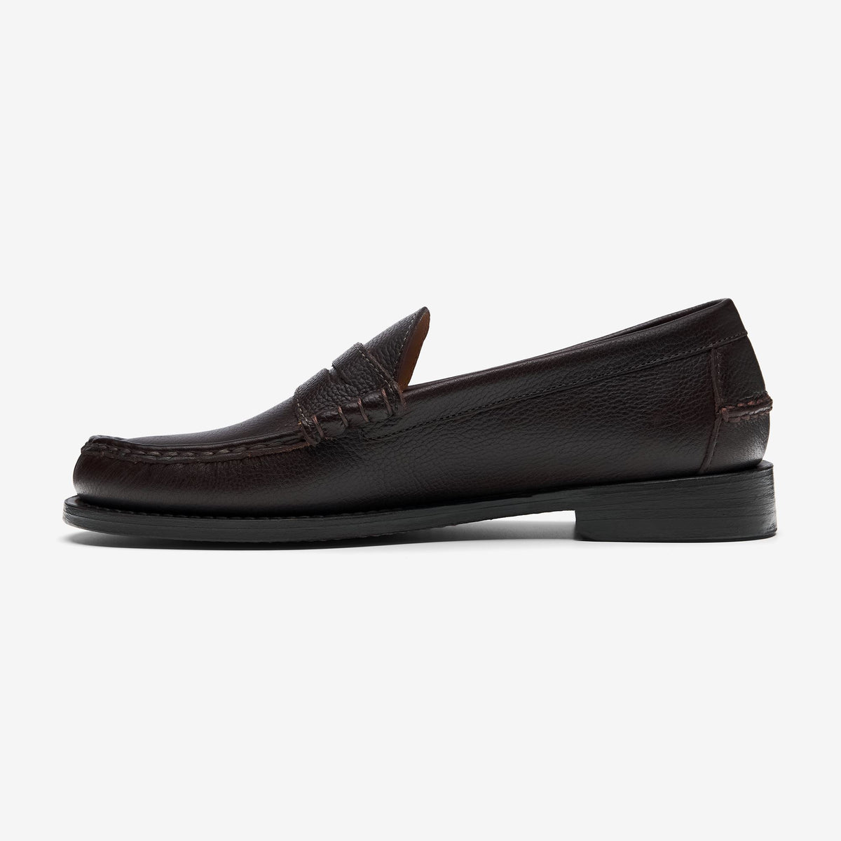 Brown Men's Leather Penny Loafer