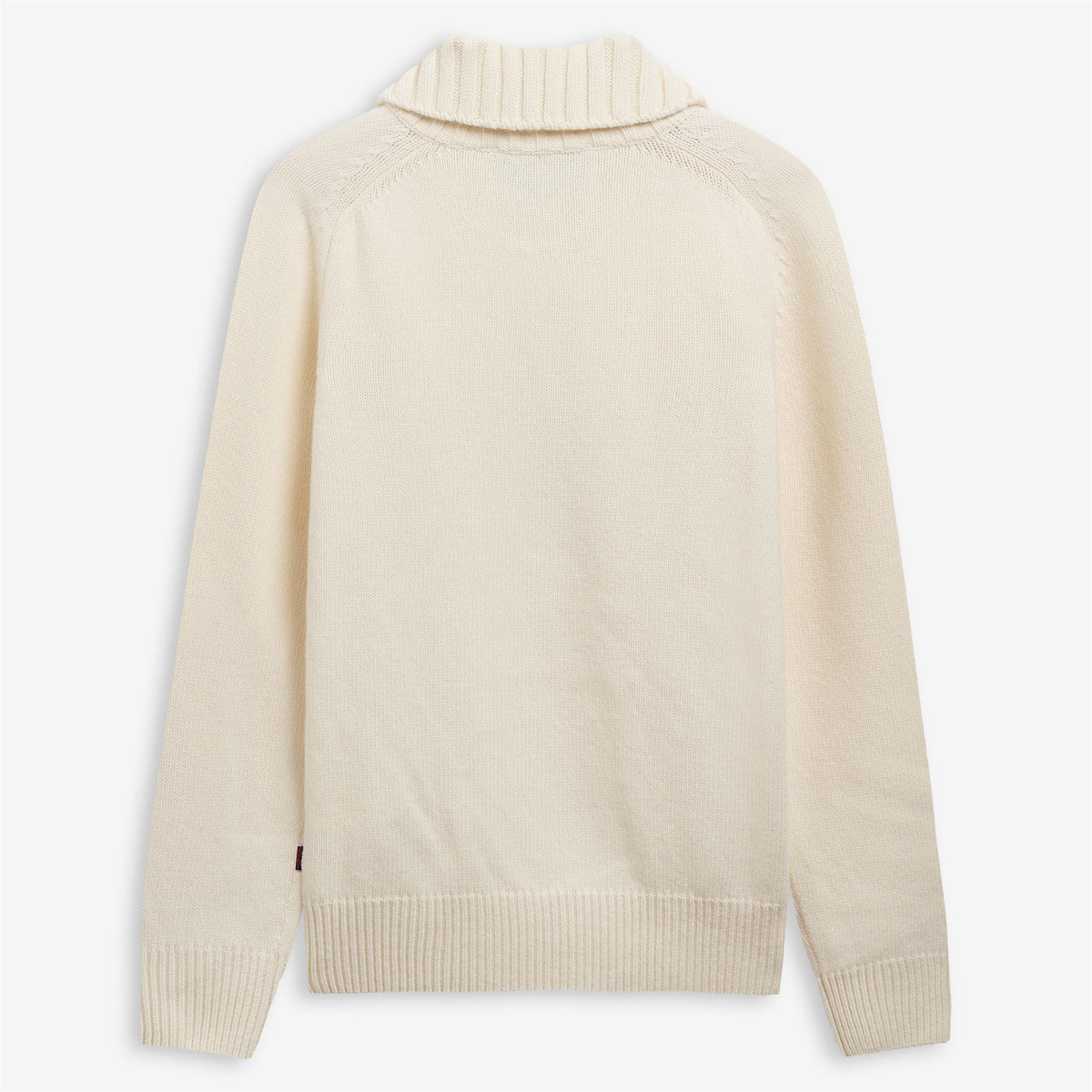 White Unisex Wool Knitwear Sweater