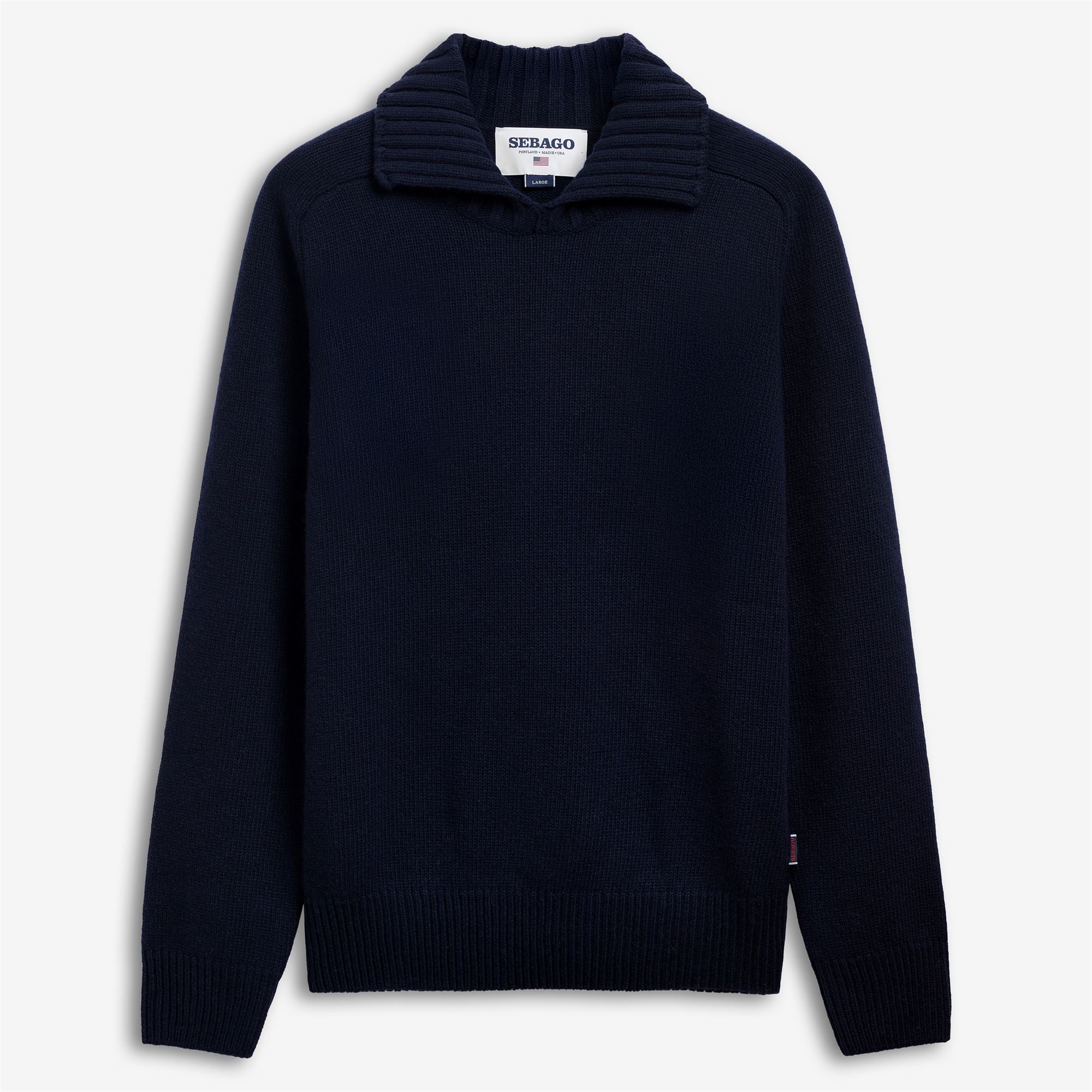Knitwear_Unisex_SWIFTRIVER_Jumper_Blue Dk - Commercial 1