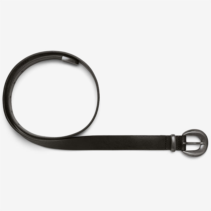Black Women's Leather Belt for Casual Style 1