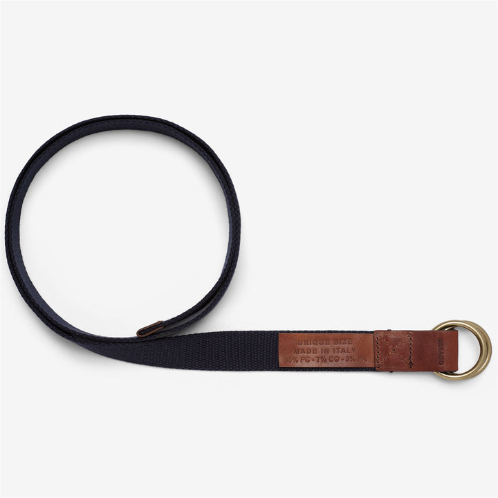 Blue marine Unisex Casual Woven Belt with Leather Accents 1