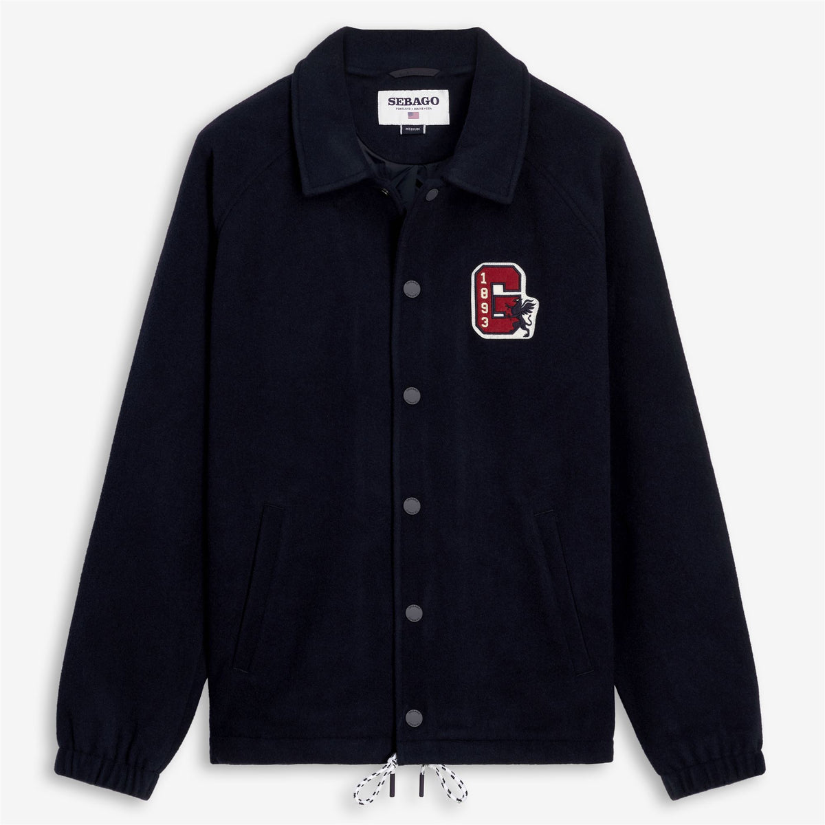 Blue Unisex Wool Varsity Jacket