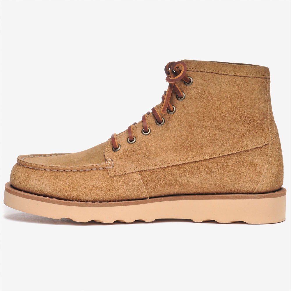 TALA MID SUEDE Moc Mid Cut Man BEIGE CAMEL Adult 39|R Beige Camel