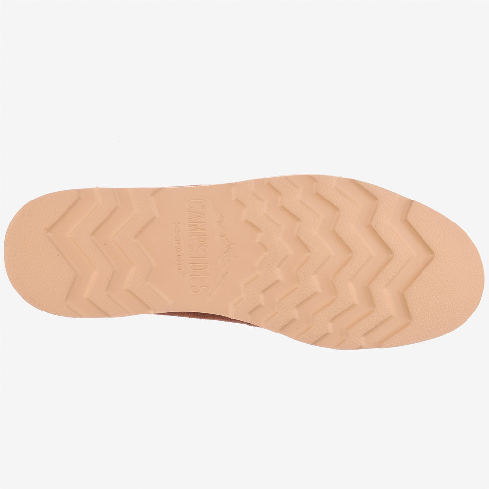 Mocasines de ante de corte medio para hombre en color marrón moca 02