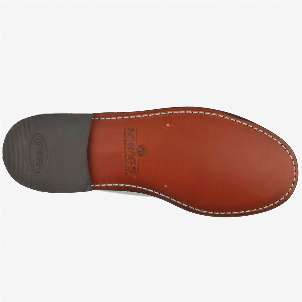 Mocasines de cuero gris y blanco para mujer 02