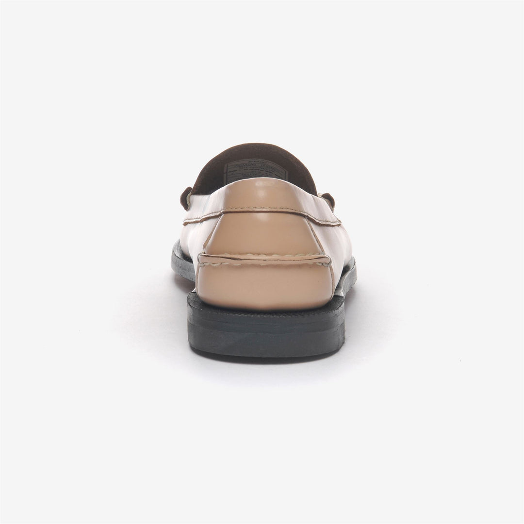 Mocassini in Pelle Donna Beige Giallo main