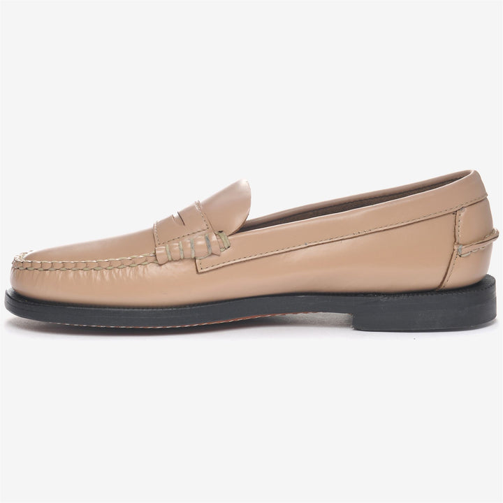 Mocassini in Pelle Donna Beige Giallo 3