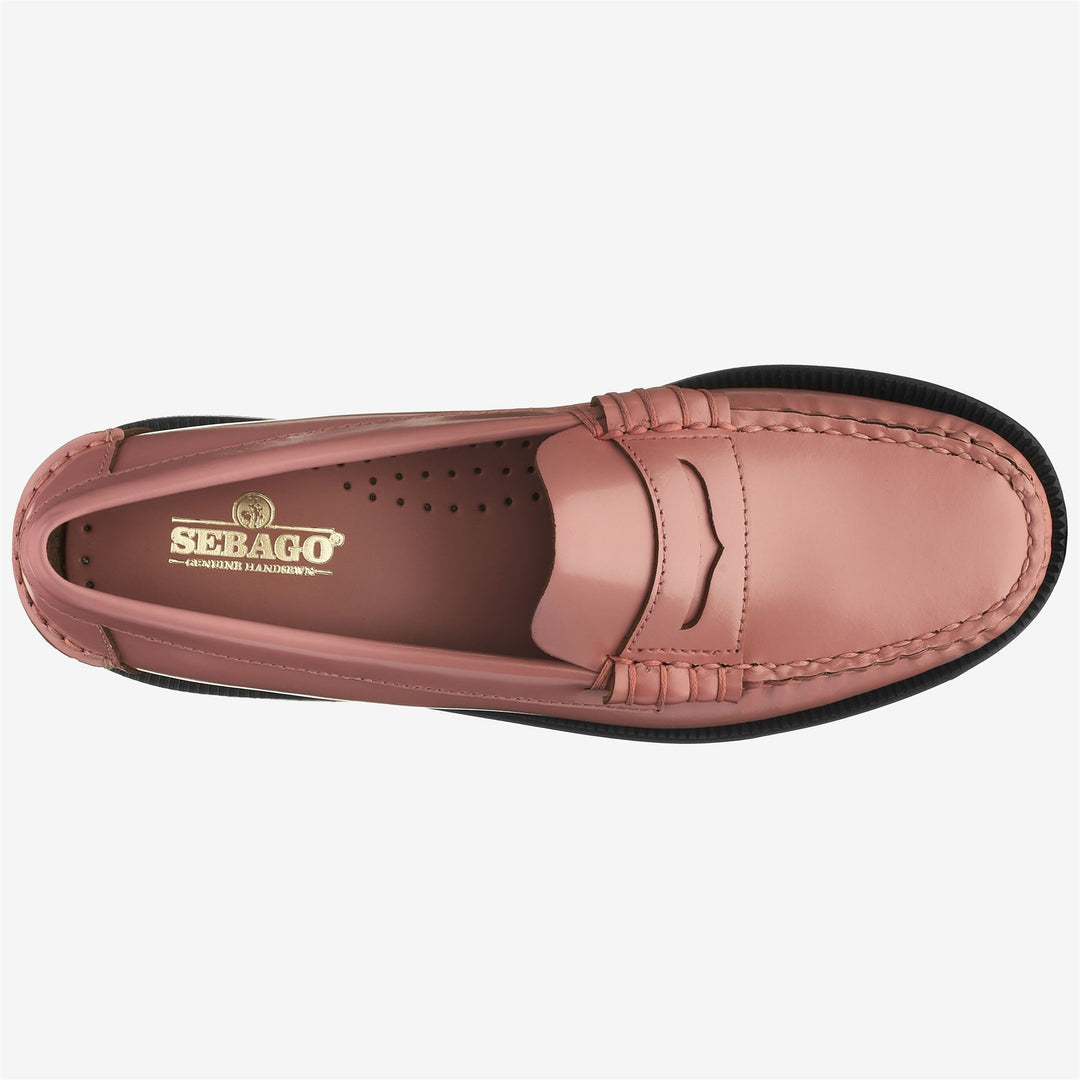 Pink Women's Leather Moccasin Loafers main