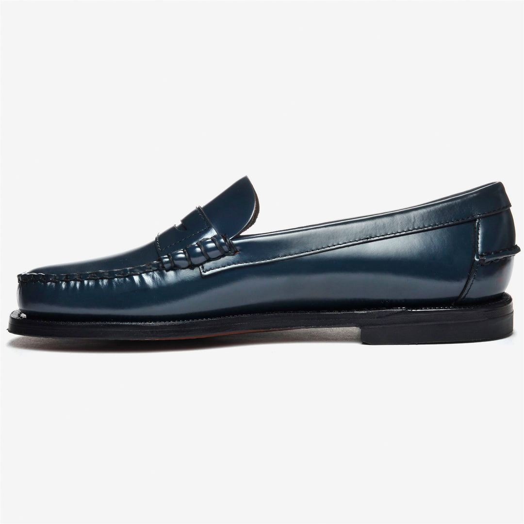 Brilliant Blue Women's Leather Moccasin Slip-On Loafers main