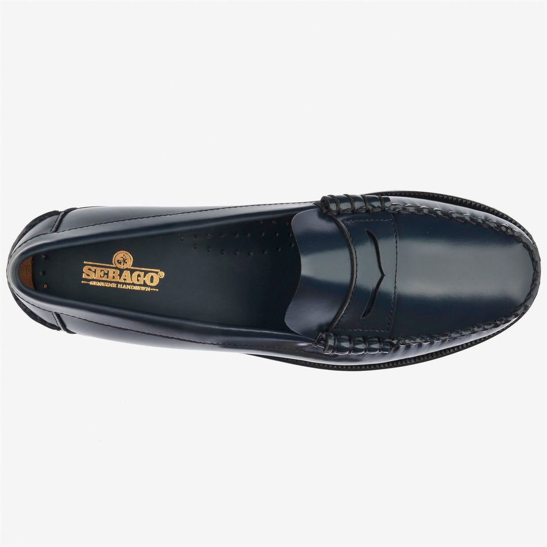 Brilliant Blue Women's Leather Moccasin Slip-On Loafers main