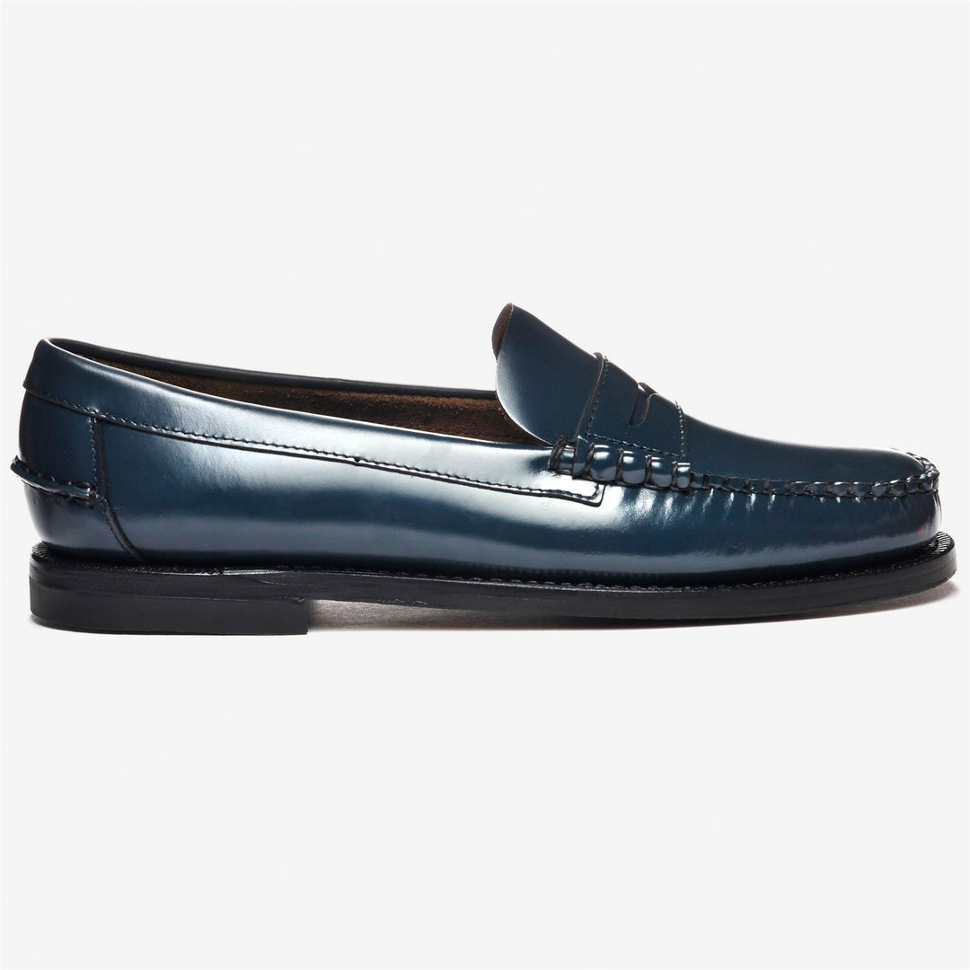 Brilliant Blue Women's Leather Moccasin Slip-On Loafers 01