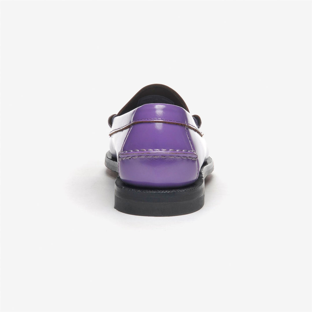 Purple Violet Women's Leather Moccasin Slip-On Loafers main