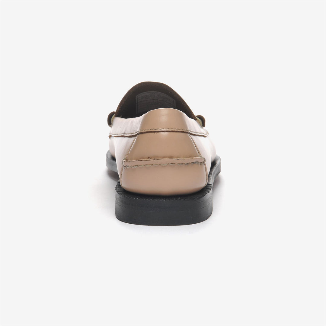 Light Beige Women's Leather Business Moccasins with Durable Sole main