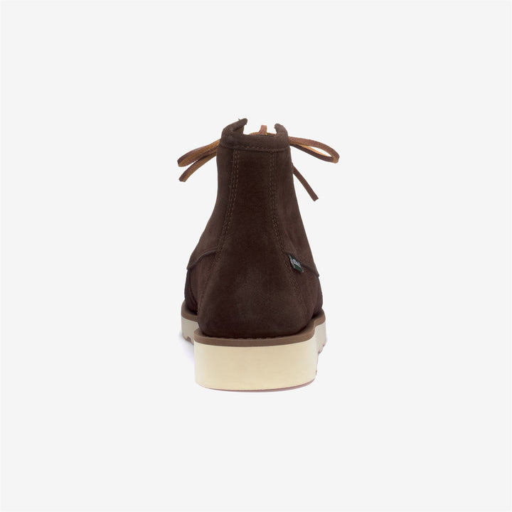 Dark Brown Women's Suede Mid-Cut Desert Boots 5