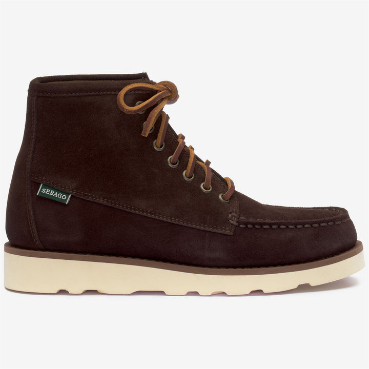 Dark Brown Women's Suede Mid-Cut Desert Boots 1