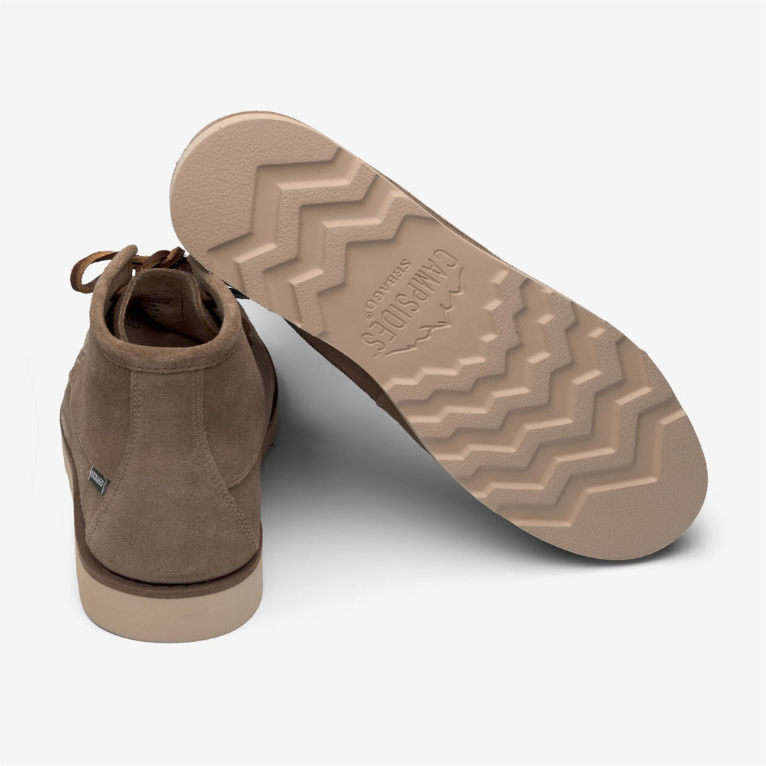 Botas de desierto de corte medio de ante beige para mujer main
