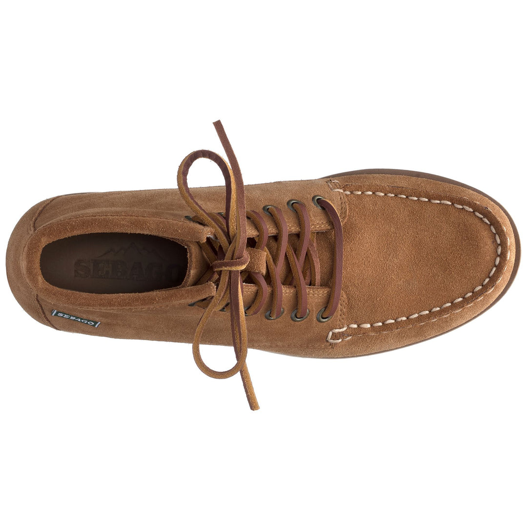 Botas safari de ante de corte medio para mujer en color marrón moca main