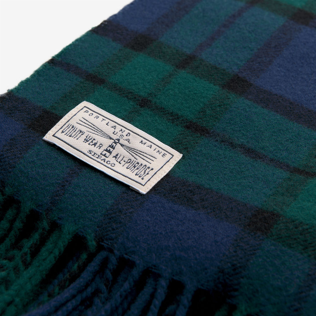 Green multi-colored Unisex Wool Leisure Blanket main