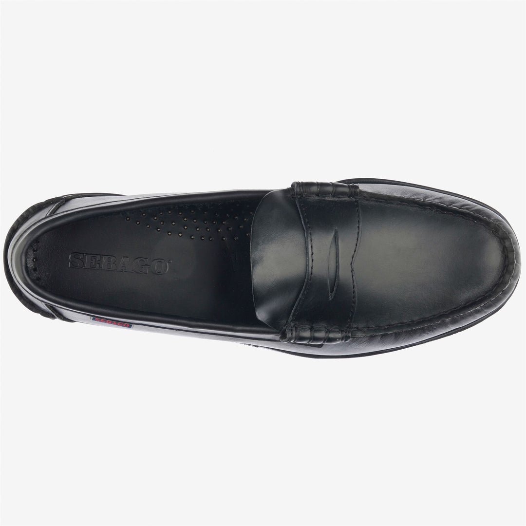 Mocassino slip-on da uomo in stile nautico, nero main
