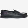 Moc_MAN_DOLPHIN WAXED_Moccasin_Total Black - Black - Commercial 1
