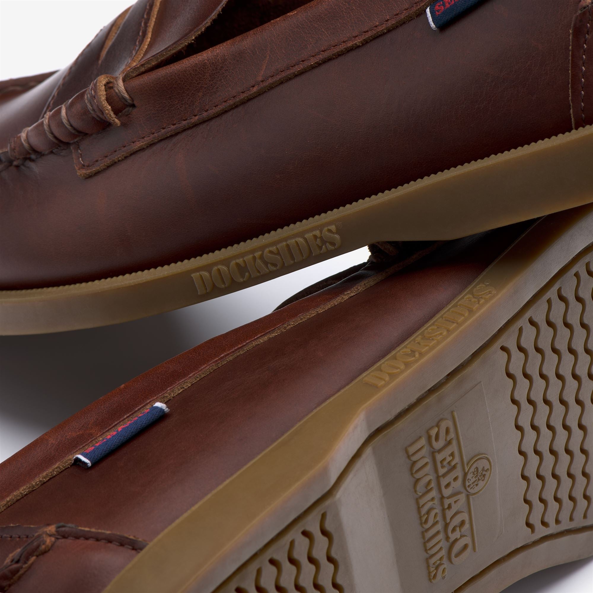 Brown Men's Nautical Slip-On Moccasins with Antislip Sole | Sebago