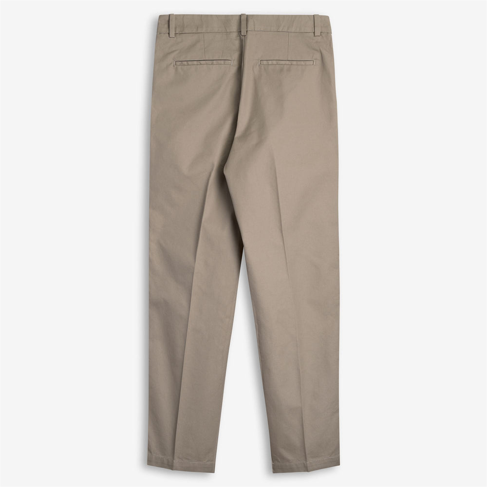 Beige Women's Chino Pants for Leisure Comfort 02